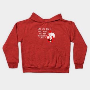 Santa says Naughty Kids Hoodie